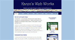 Desktop Screenshot of karenswebworks.com
